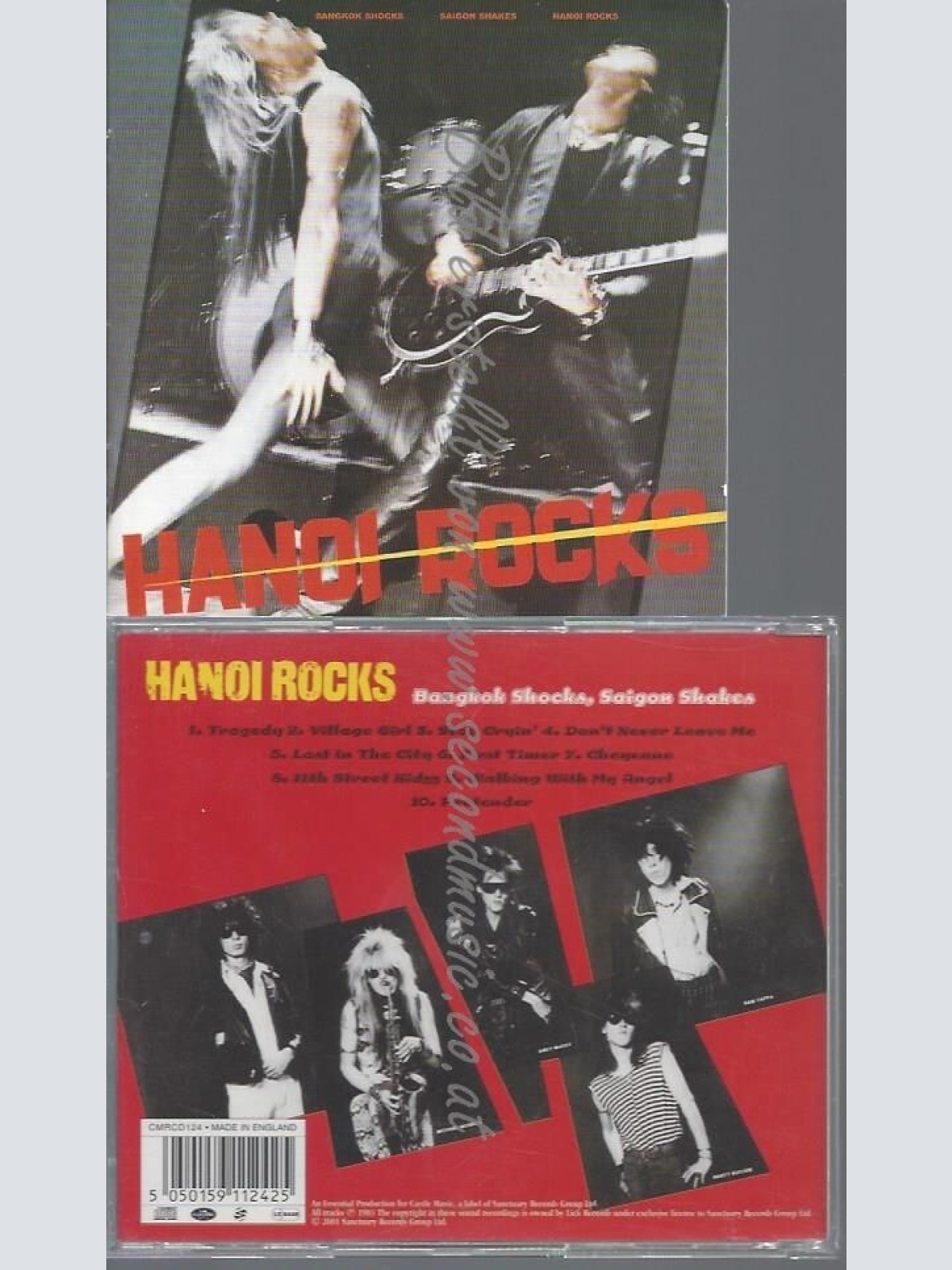 CD--HANOI ROCKS--BANGKOK SHOCKS,SAIGON SHAKES | ORIGINAL RECORDING REMASTERED
