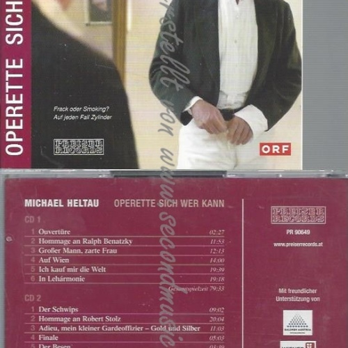 CD--MICHAEL HELTAU UND VARIOUS 2CD -- OPERETTE SICH WER KANN