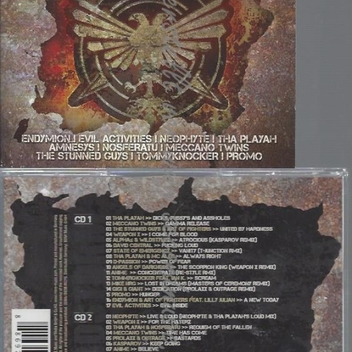 CD--VARIOUS--HARDSTORM-HARDCORE STRIKES BACK | DOPPEL-CD