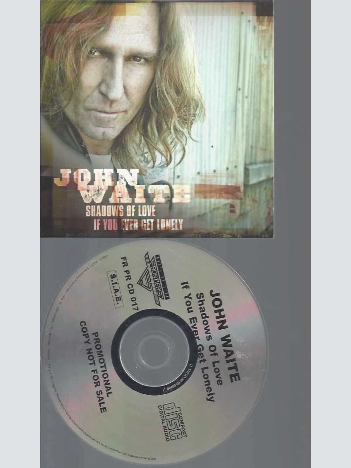 CD-JOHN WAITE SHADOWS OF LOVE--PROMO- CARDSLEEVE