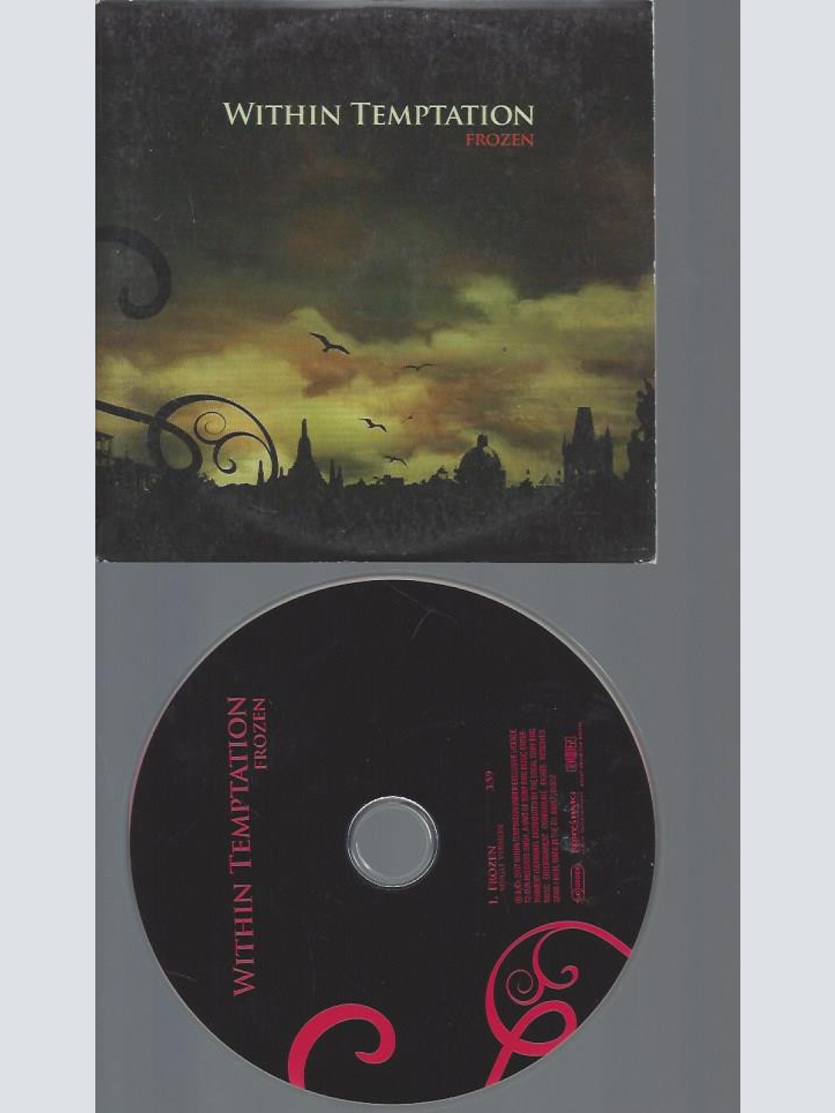 CD--WITHIN TEMPTATION FROZEN--PROMO CARDSLEEVE