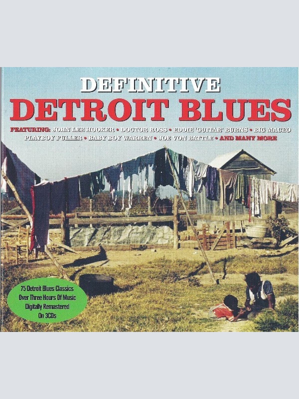 3xCD, Comp Various - Definitive Detroit Blues