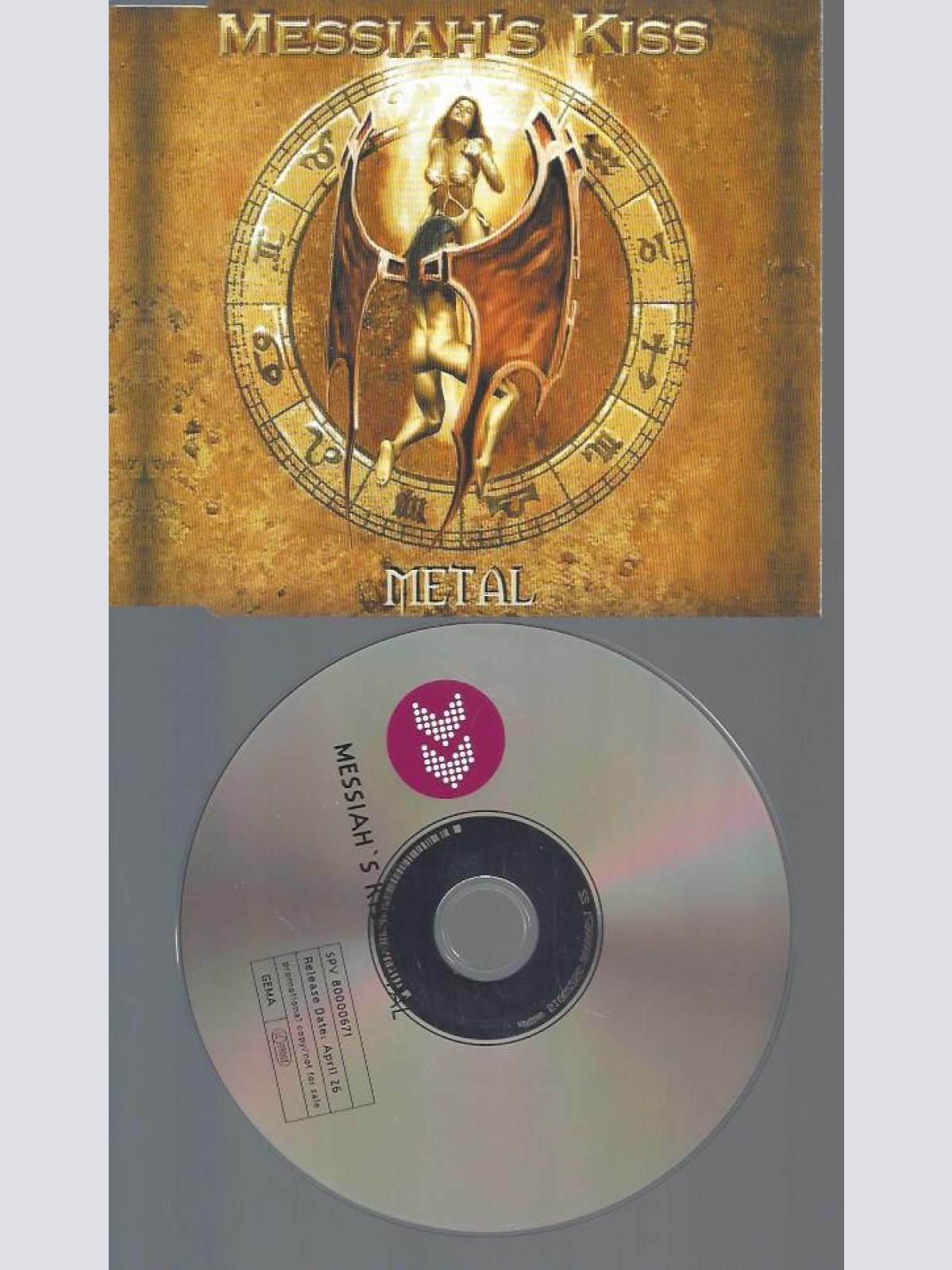 CD--MESSIAH'S KISS METAL--PROMO--14 TRACKS