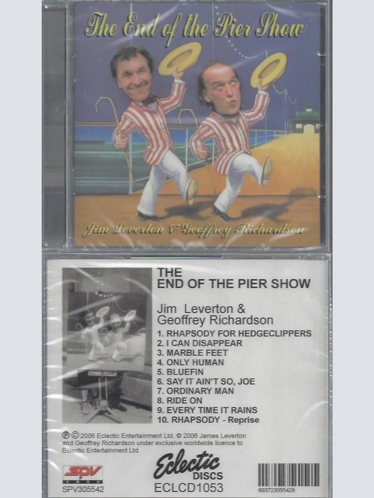 CD--Jim Leverton --The end of the Pier Show