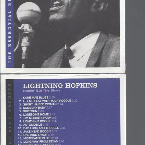 CD--HOPKINS,LIGHTNIN'--THE ESSENTIAL BLUE ARCHIVE-NOTHIN' BUT THE BLUES