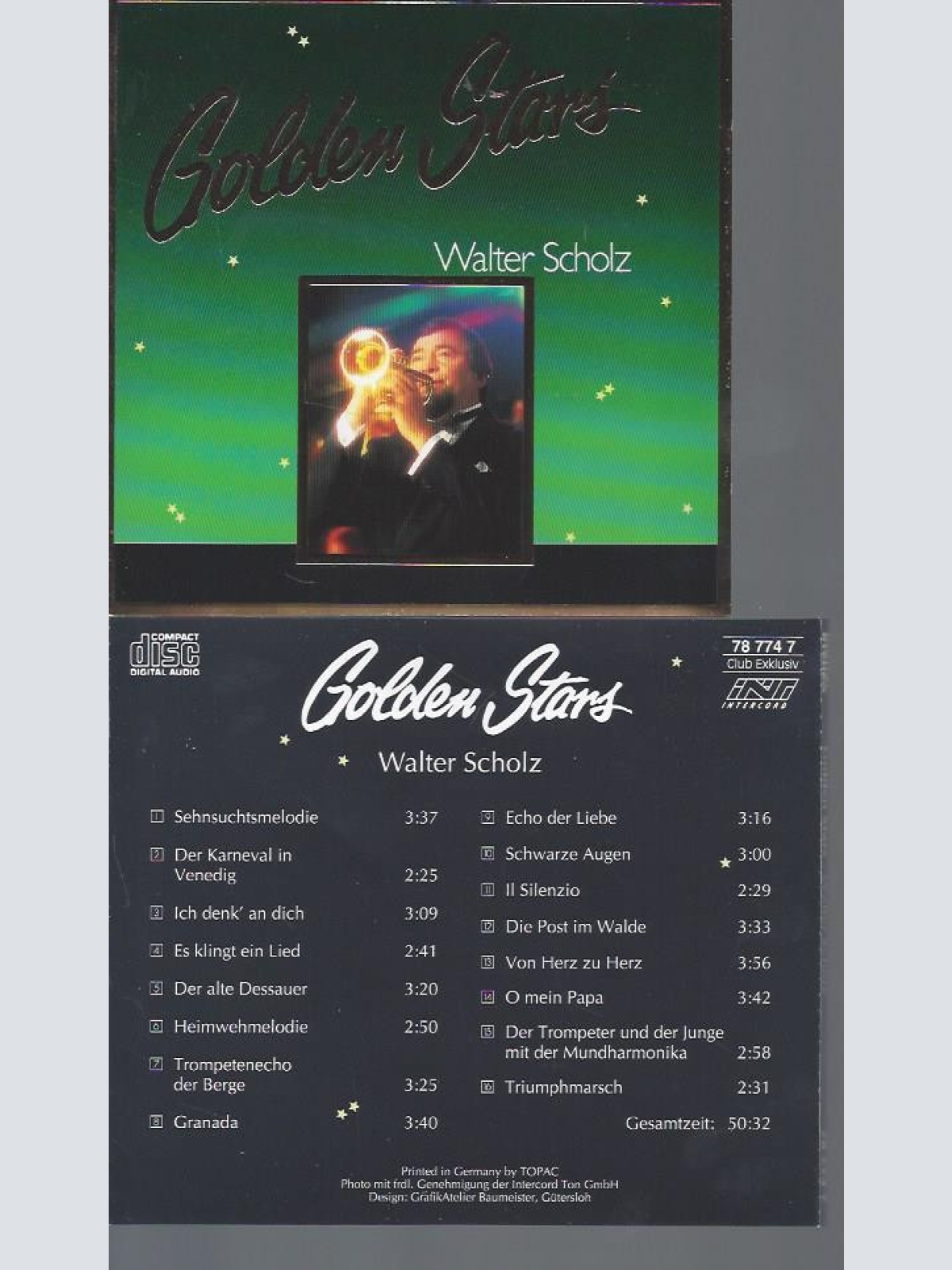 CD--GOLDEN STARS WALTER SCHOLZ