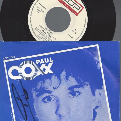 7" PAUL COXX FLY LIKE AN ANGEL --MIT ORIGINAL UNTERSCHRIFT