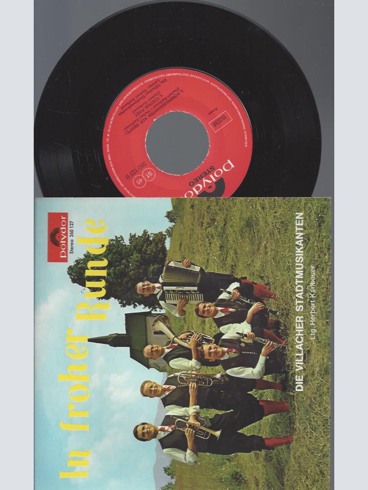 7" DIE VILLACHER STADTMUSIKANTEN--IN FROHER RUNDE
