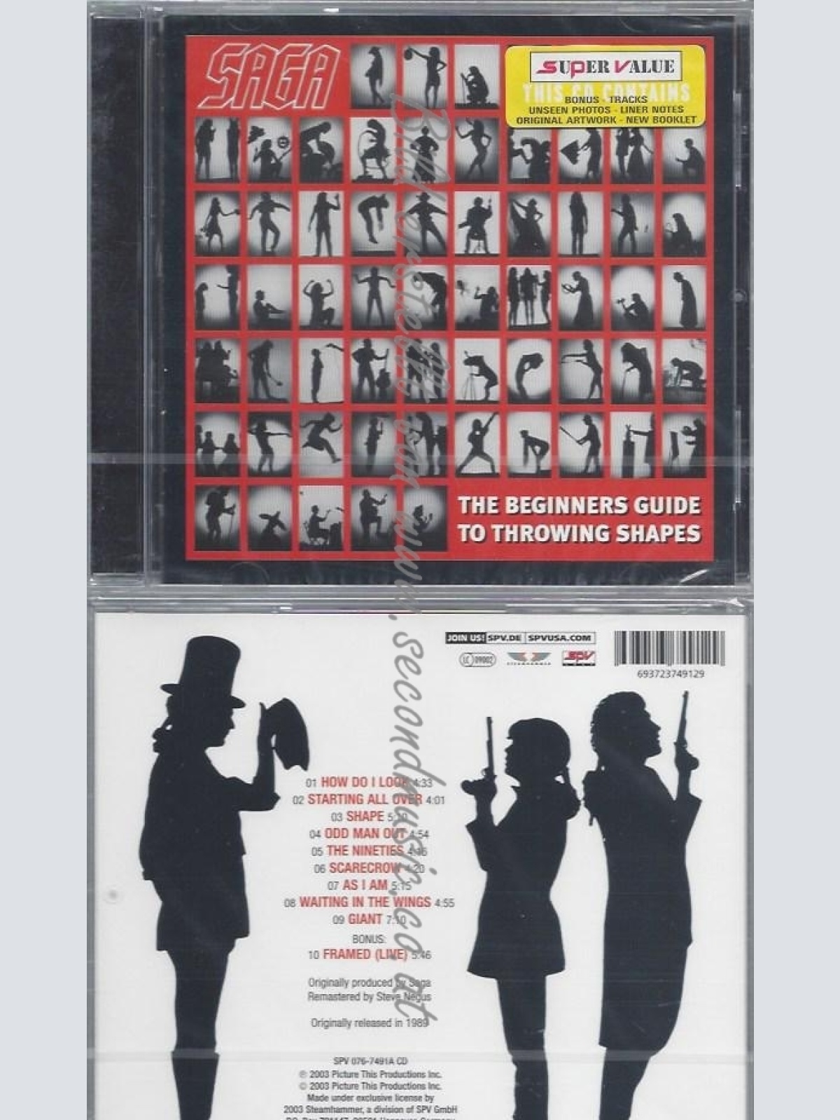 CD--SAGA--THE BEGINNERS GUIDE TO THROWING SHAPES