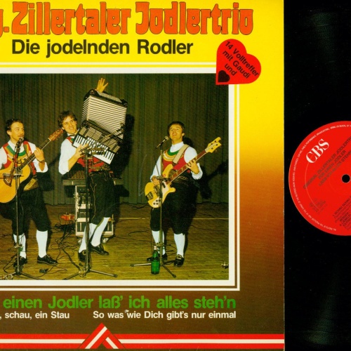 LP--ORIG ZILLERTALER JODLERTRIO FÜR EINEN JODLER LASS ICH ALLES STEH'N