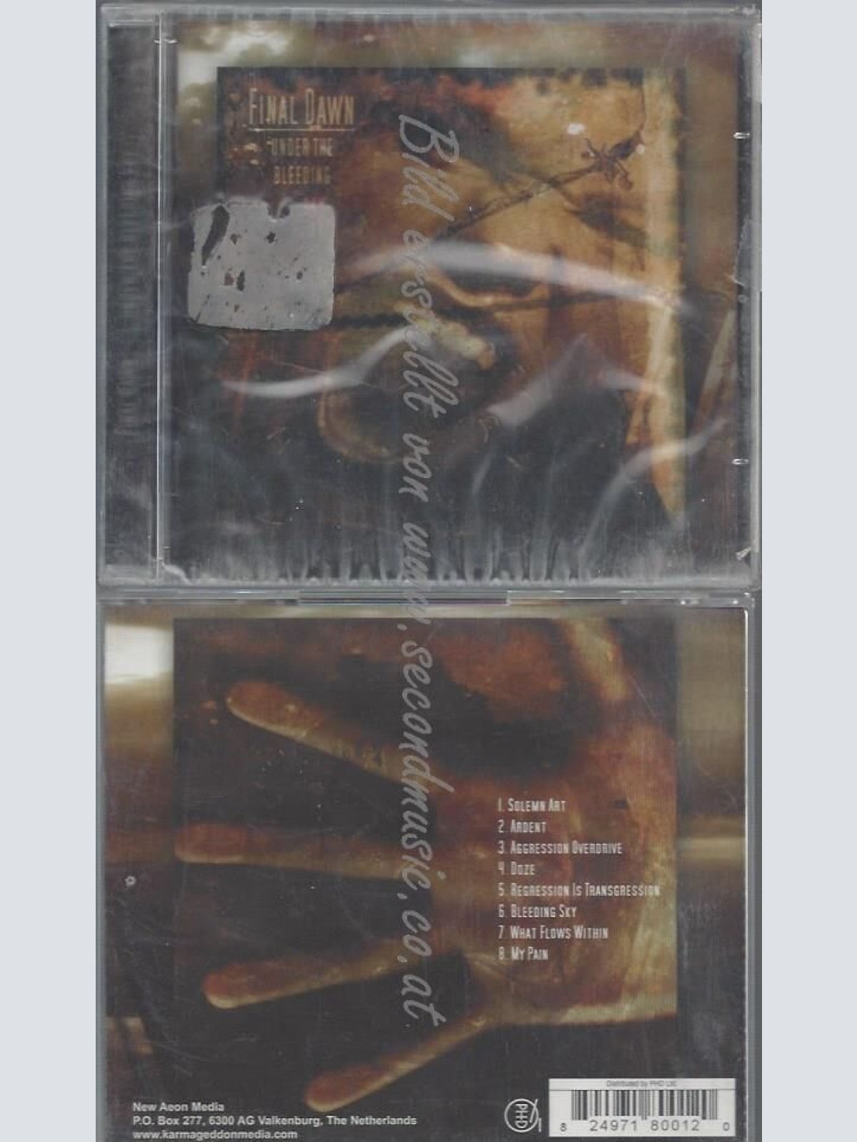 CD--FINAL DAWN--UNDER THE BLEEDING