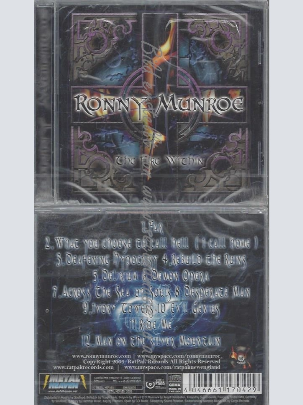 CD--MUNROE,RONNY--THE FIRE WITHIN