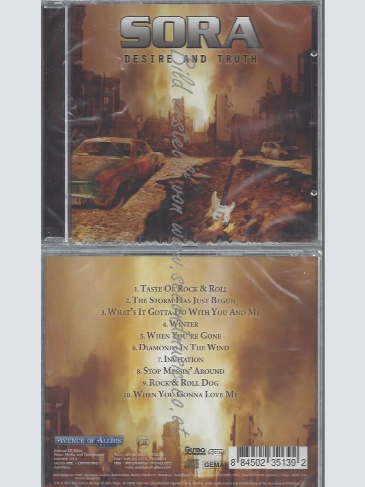 CD--SORA--DESIRE & TRUTH