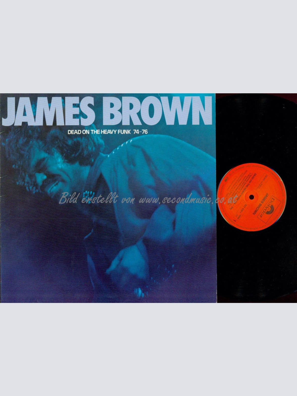 LP-JAMES BROWN DEAD ON  THE HEAVY FUNK 74-76