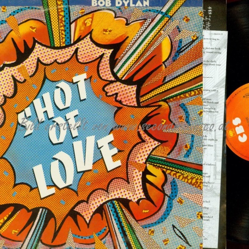 LP-BOB DYLAN SHOT OF LOVE  NL CBS 85178