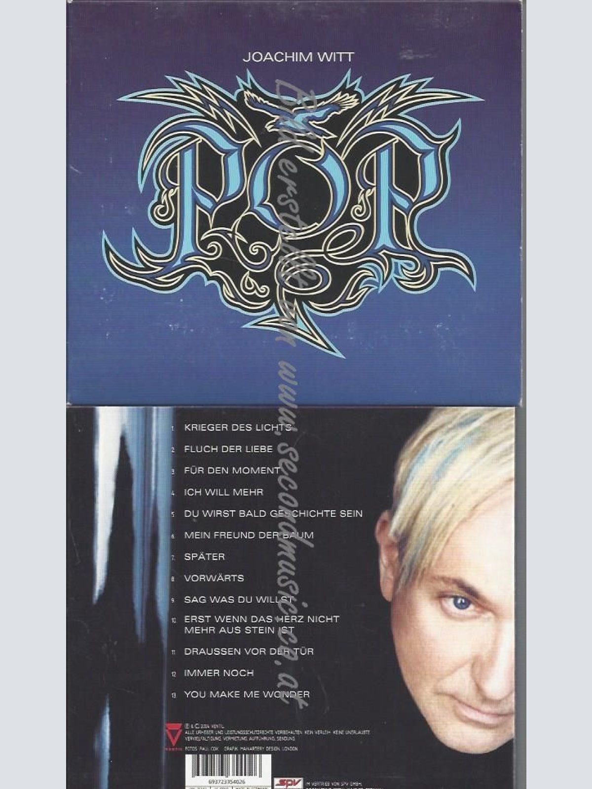 CD--JOACHIM WITT--POP