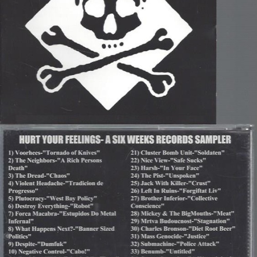 CD--Hurt Your Feelings - Six Weeks Records Sampler
