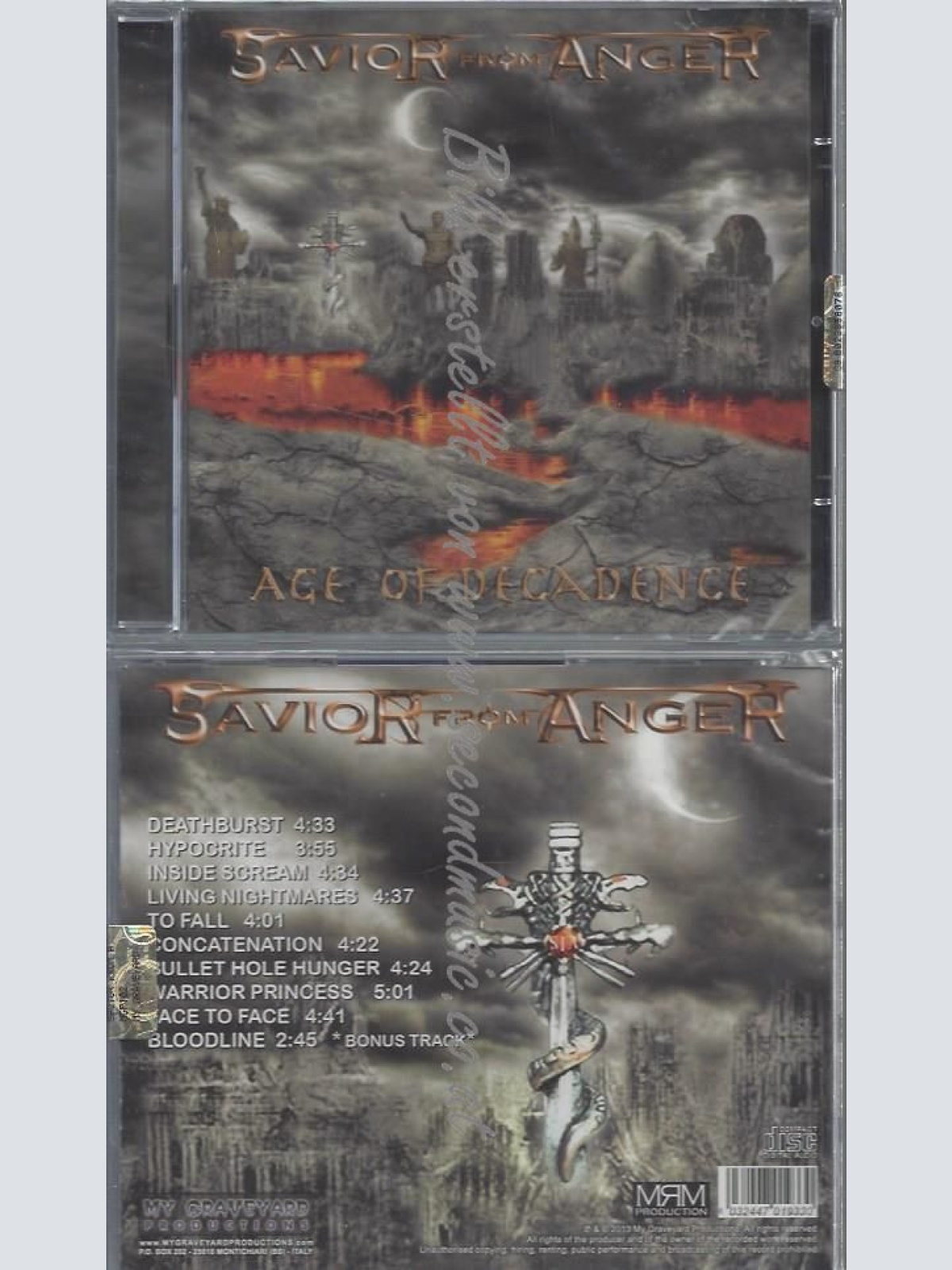 CD-Age of Decadence  // Savior from Anger