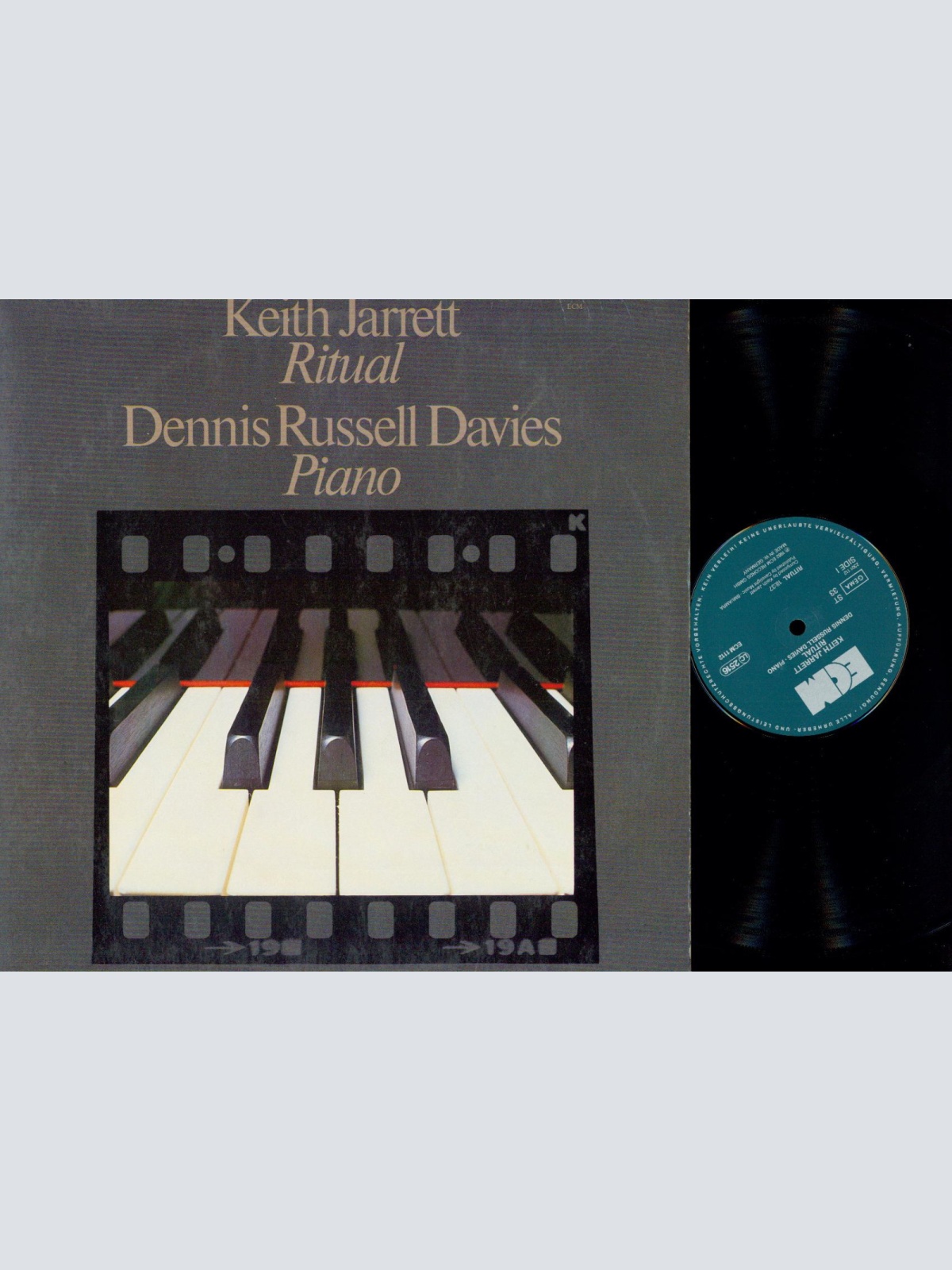 LP--Keith Jarrett, Dennis Russell Davies – Ritual //1982 GERMANY