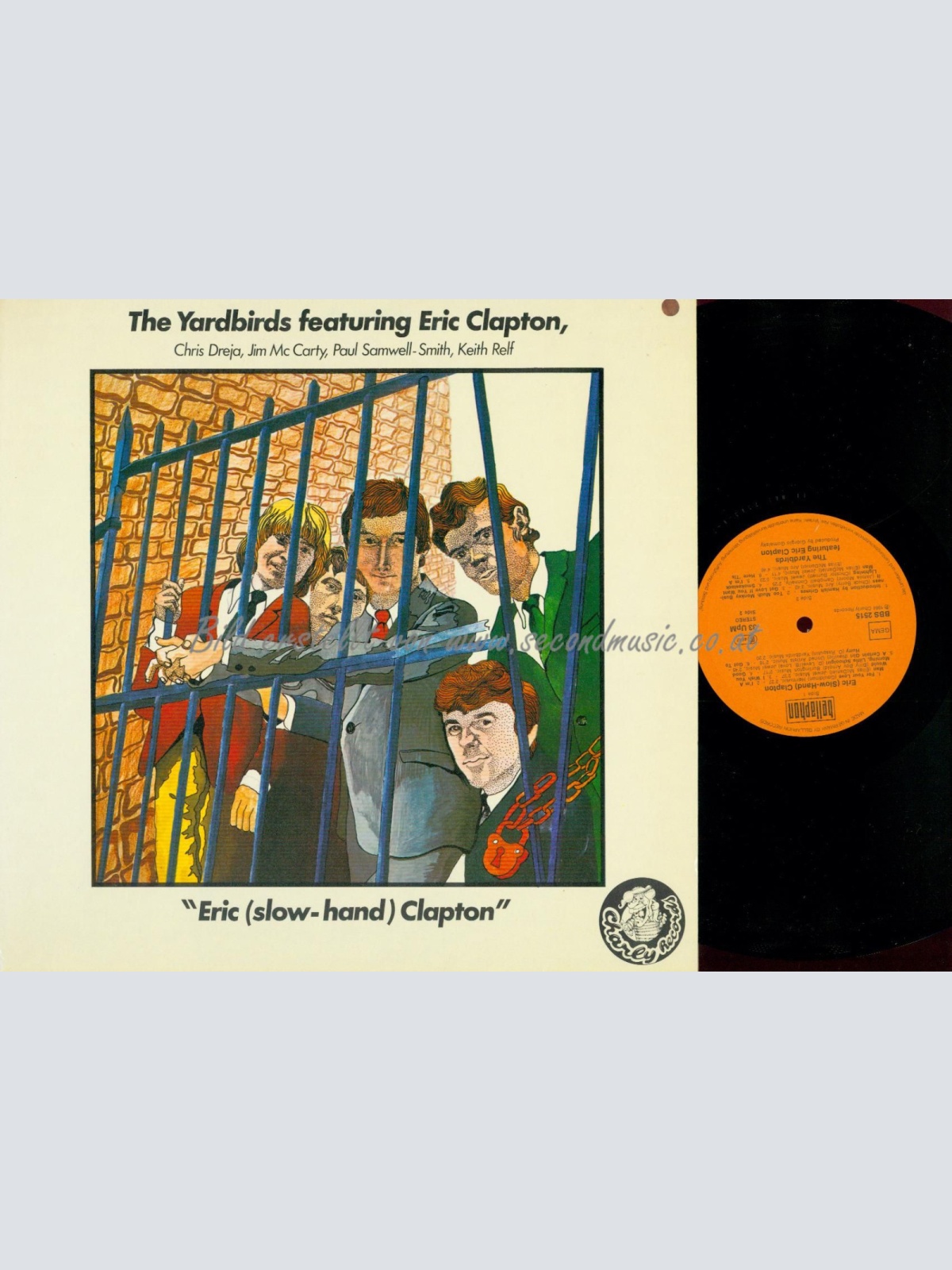 LP-The Yardbirds Featuring Eric Clapton // BBS  2515