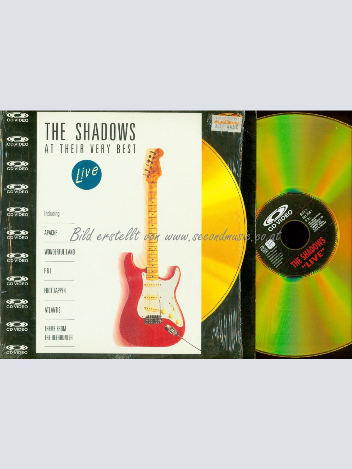 LASERDISC // THE SHADOWS AT THEIR VERY BEST