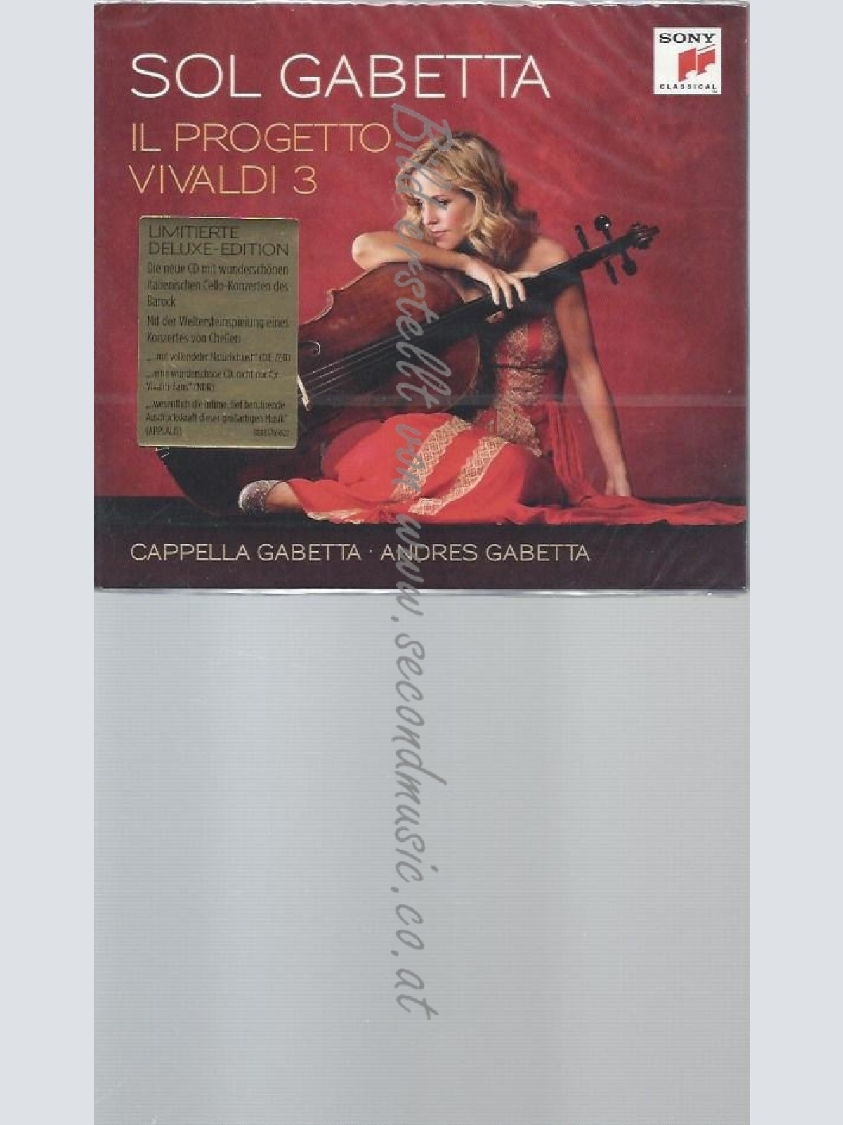 CD--SOL GABETTA, CAPPELLA GABETTA, ANDRÈS GABETTA UND ANTONIO VIVALDI -KOMPONIST
