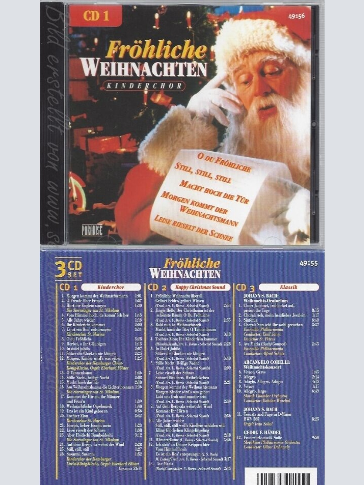 CD--VARIOUS -- --3CD SET -- FRÖHLICHE WEIHNACHTEN
