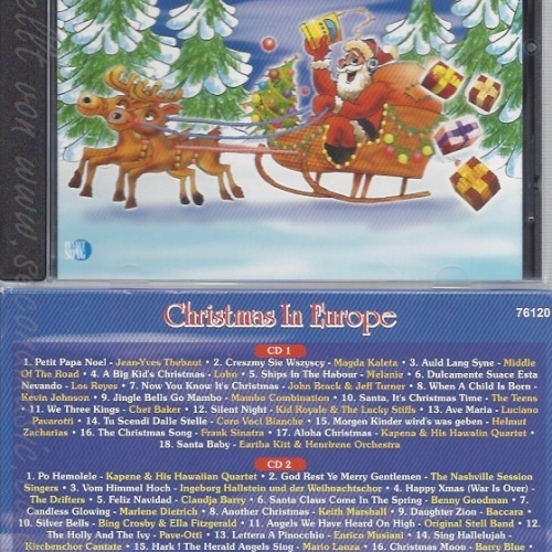 CD--VARIOUS -- --3CD SET -- CHRISTMAS IN  EUROPE