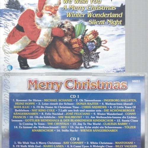 CD--VARIOUS UND DIVERSE INTERPRETEN -- --2CD -- MERRY CHRISTMAS - 2 CD