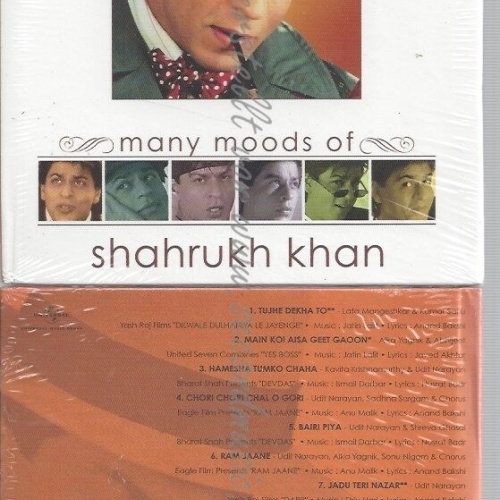 CD--SHAHRUKH KHAN -- --- MANY MOODS OF