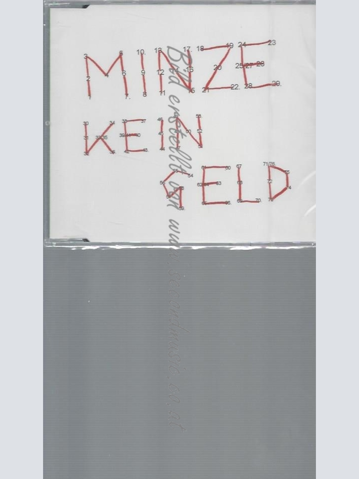 CD--MINZE -- --- KEIN GELD