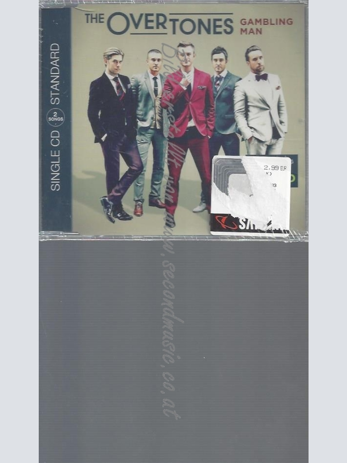 CD--THE OVERTONES -- GAMBLING MAN----2TRACK-