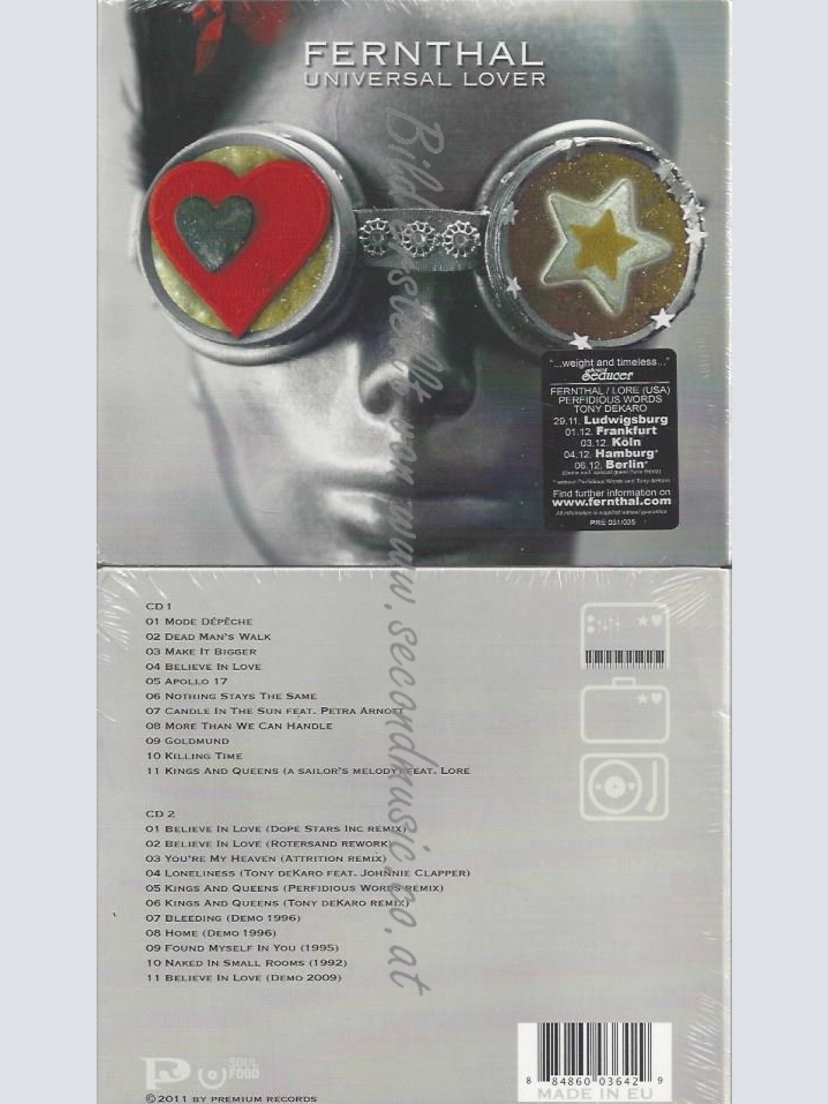 CD--FERNTHAL--UNIVERSAL LOVER -LIMITED DELUXE EDITION- | DOPPEL-CD