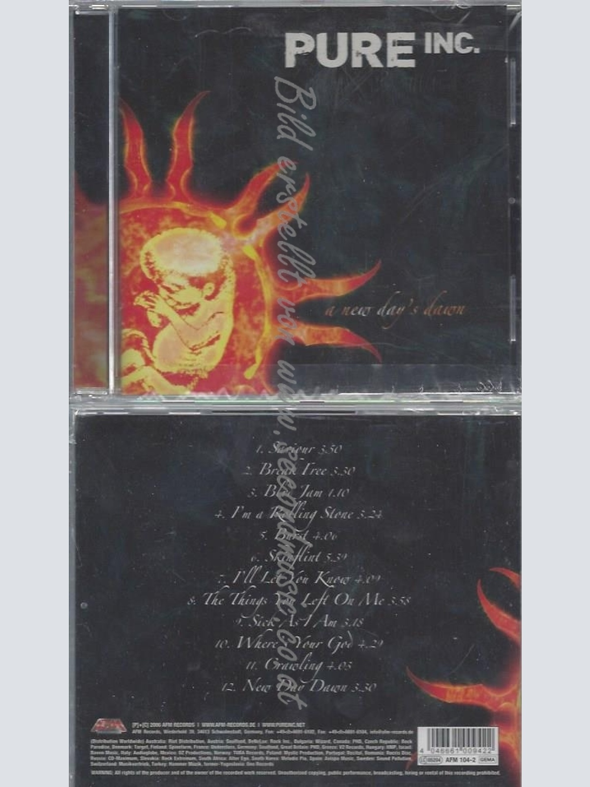 CD--PURE INC--A NEW DAY'S DAWN