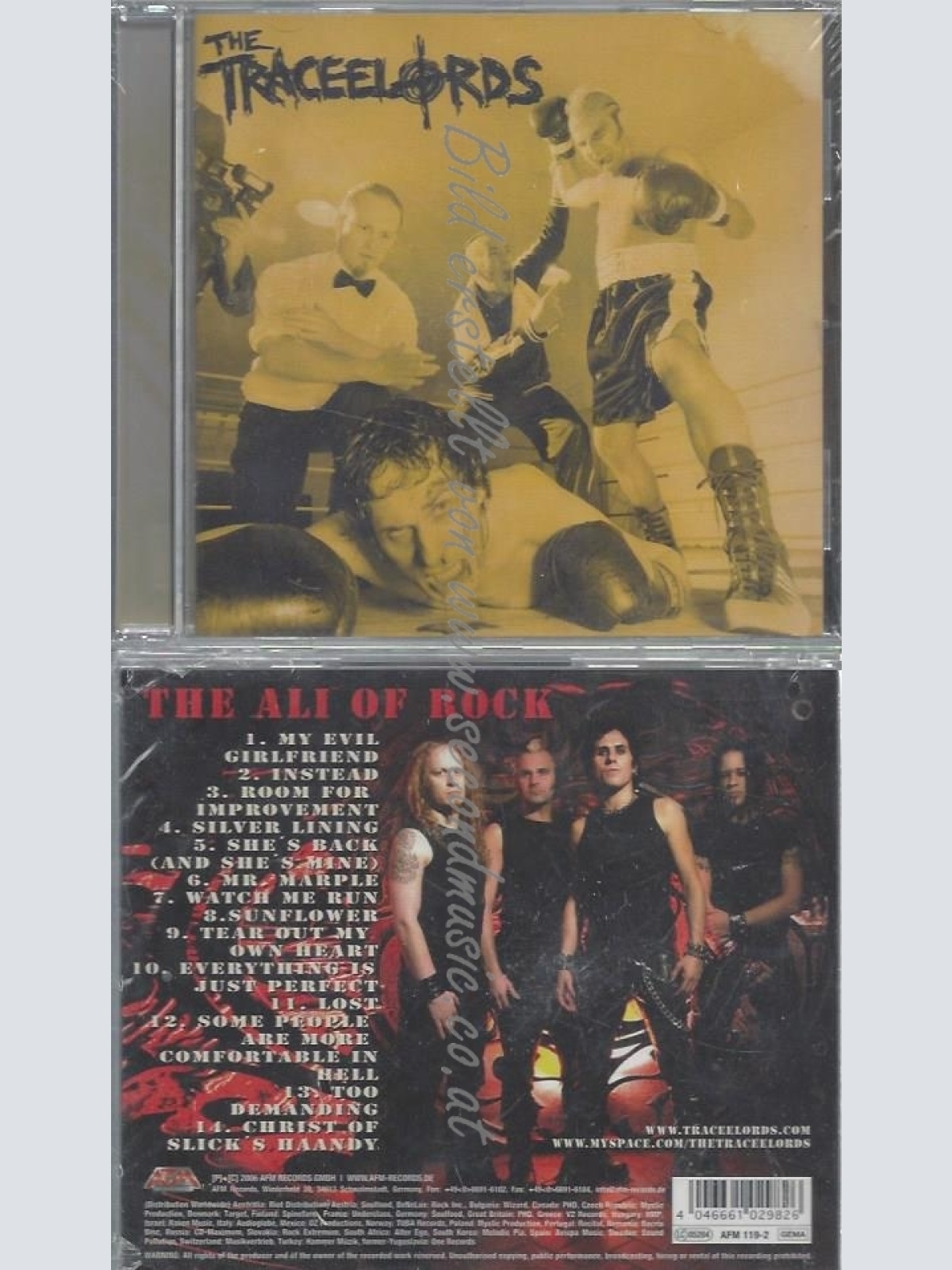 CD--THE TRACEELORDS--THE ALI OF ROCK