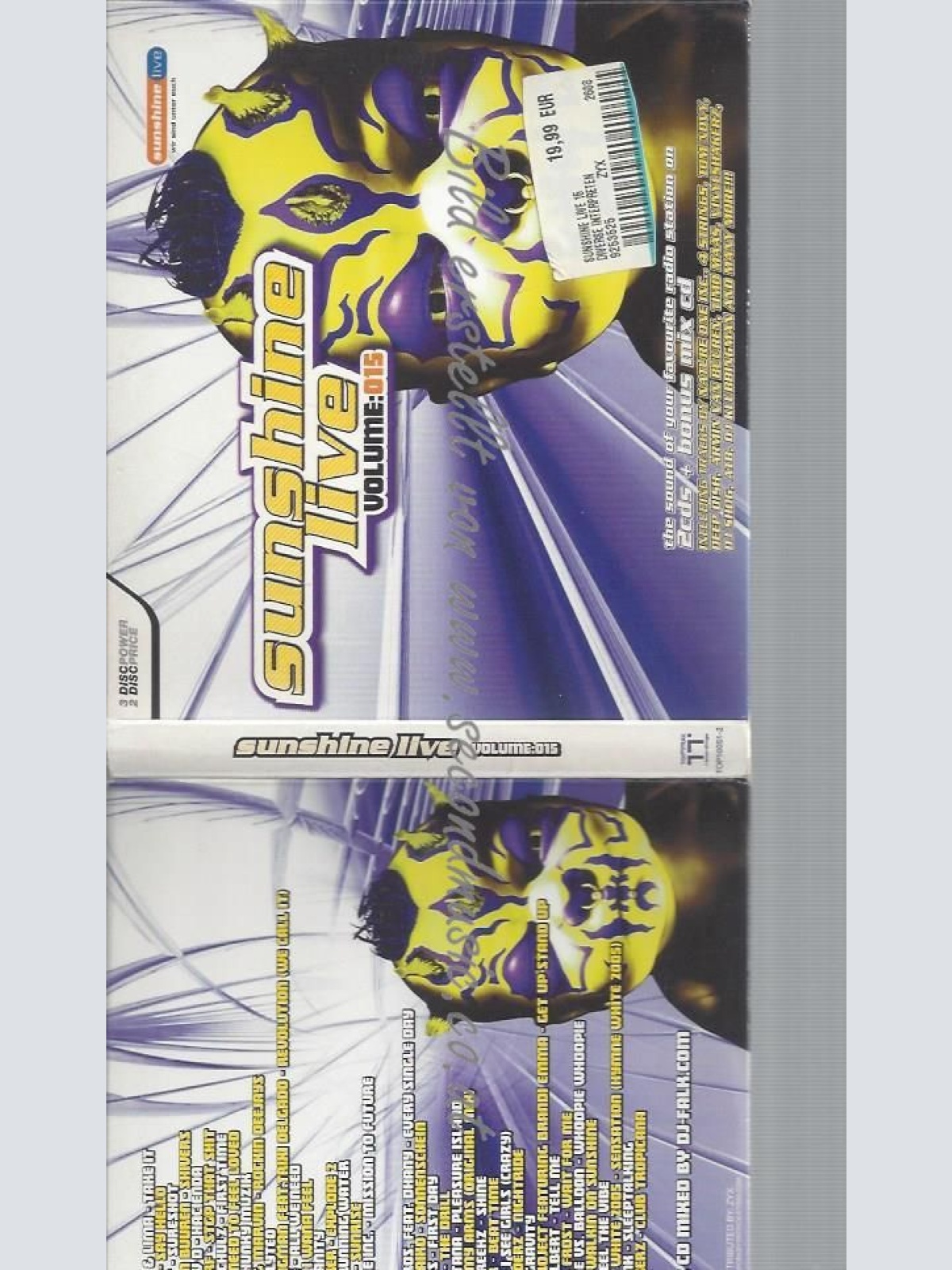 CD--VARIOUS--SUNSHINE LIVE VOL.15  | BOX-SET