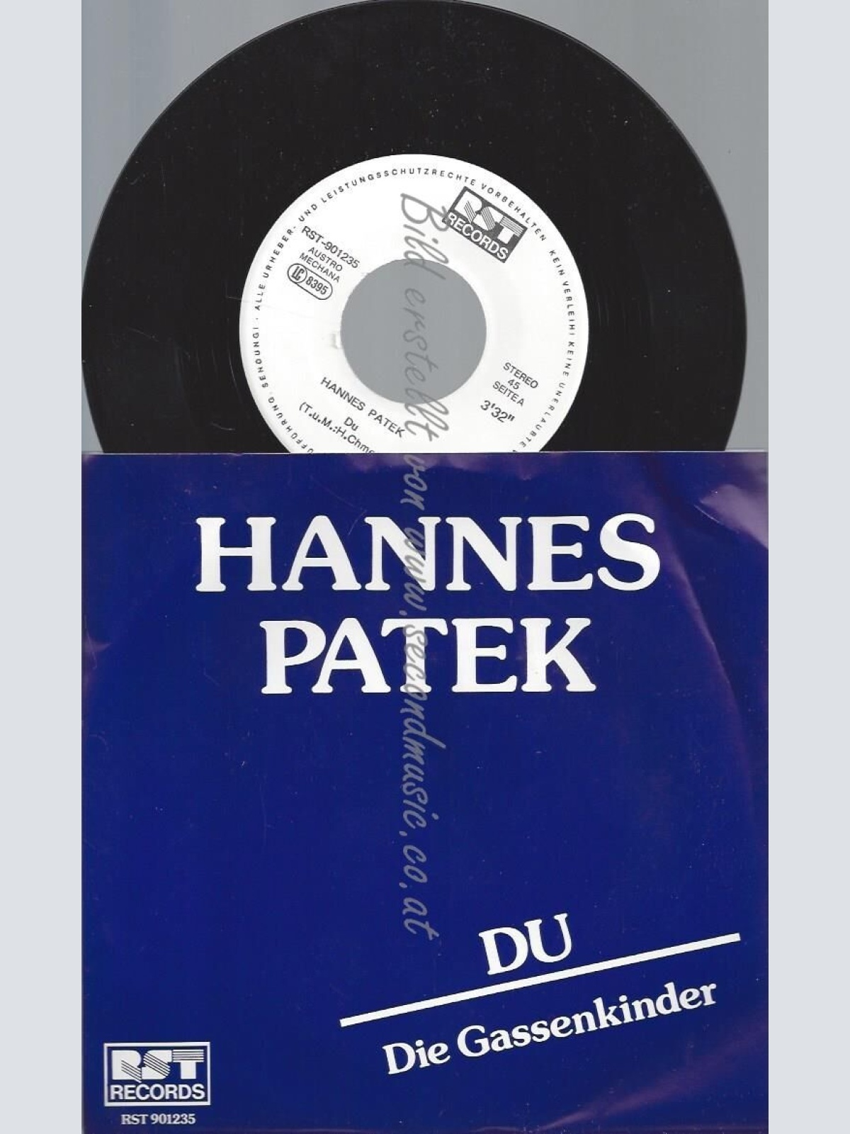 7"--HANNES PATEK-HORST CHMELA-DU--DIE GASSENKINDER--NEW--