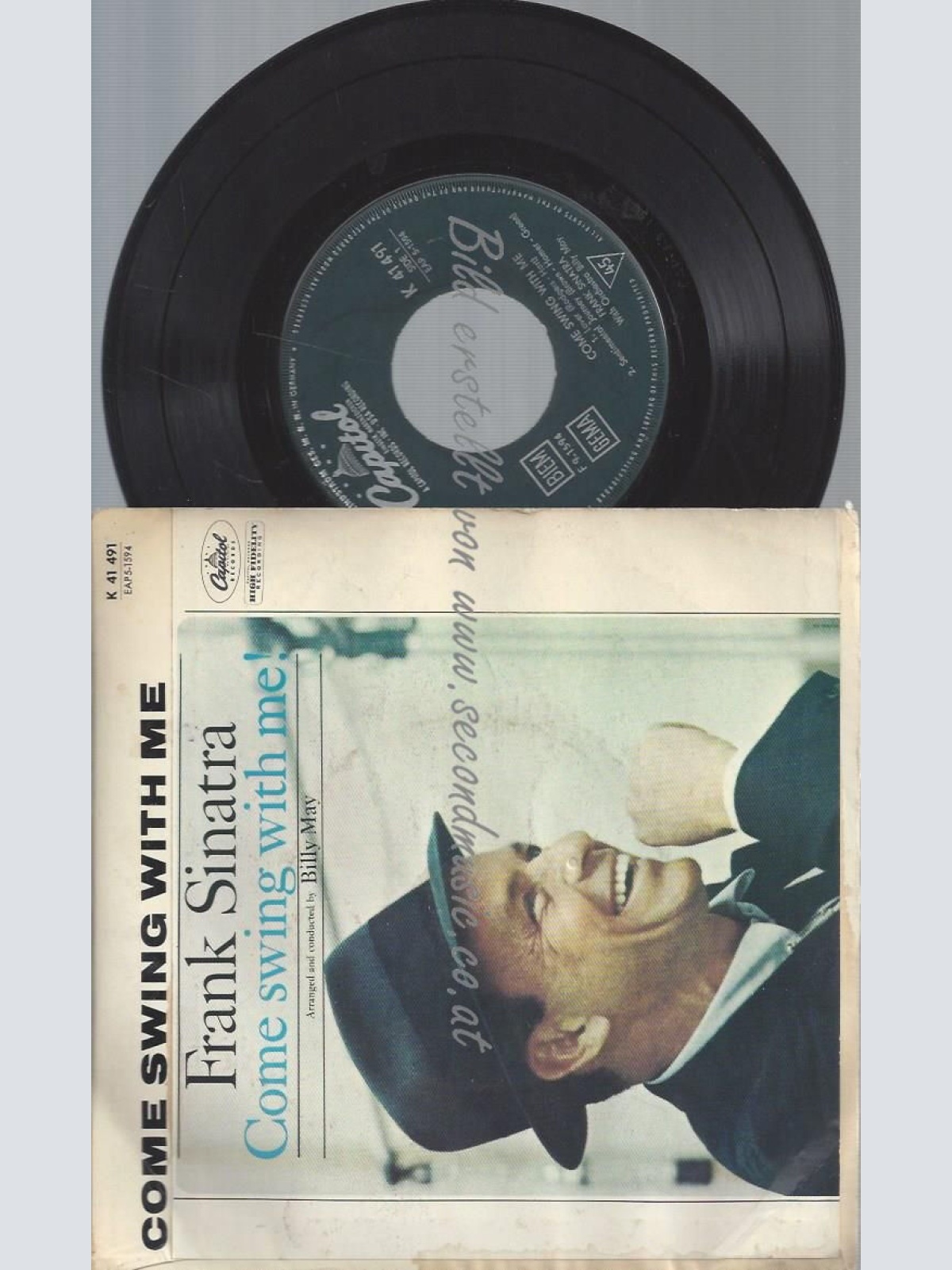 7" FRANK SINATRA COME SWING WITH ME
