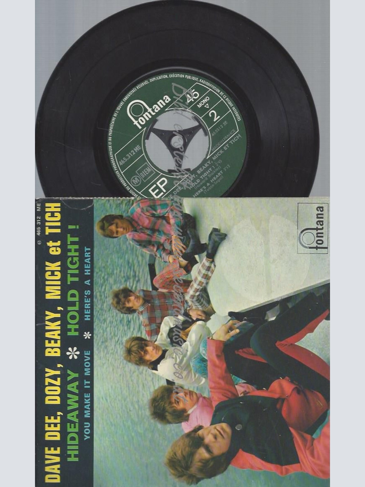 7" EP // DAVE DEE DOZY BEAKY MICK ET TICH // HIDEAWAY