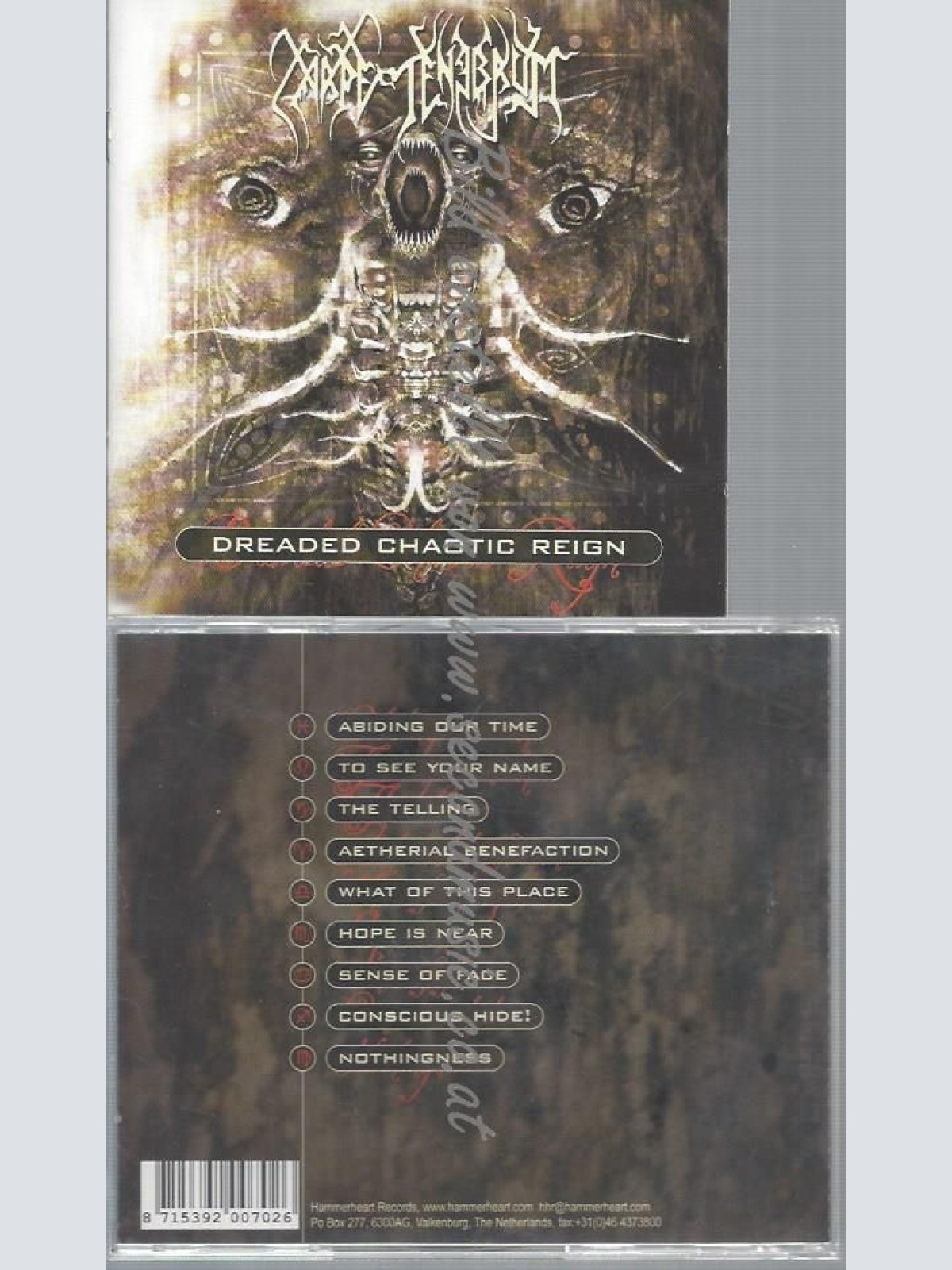 CD--CARPE TENEBRUM--DREADED CHAOTIC REIGN
