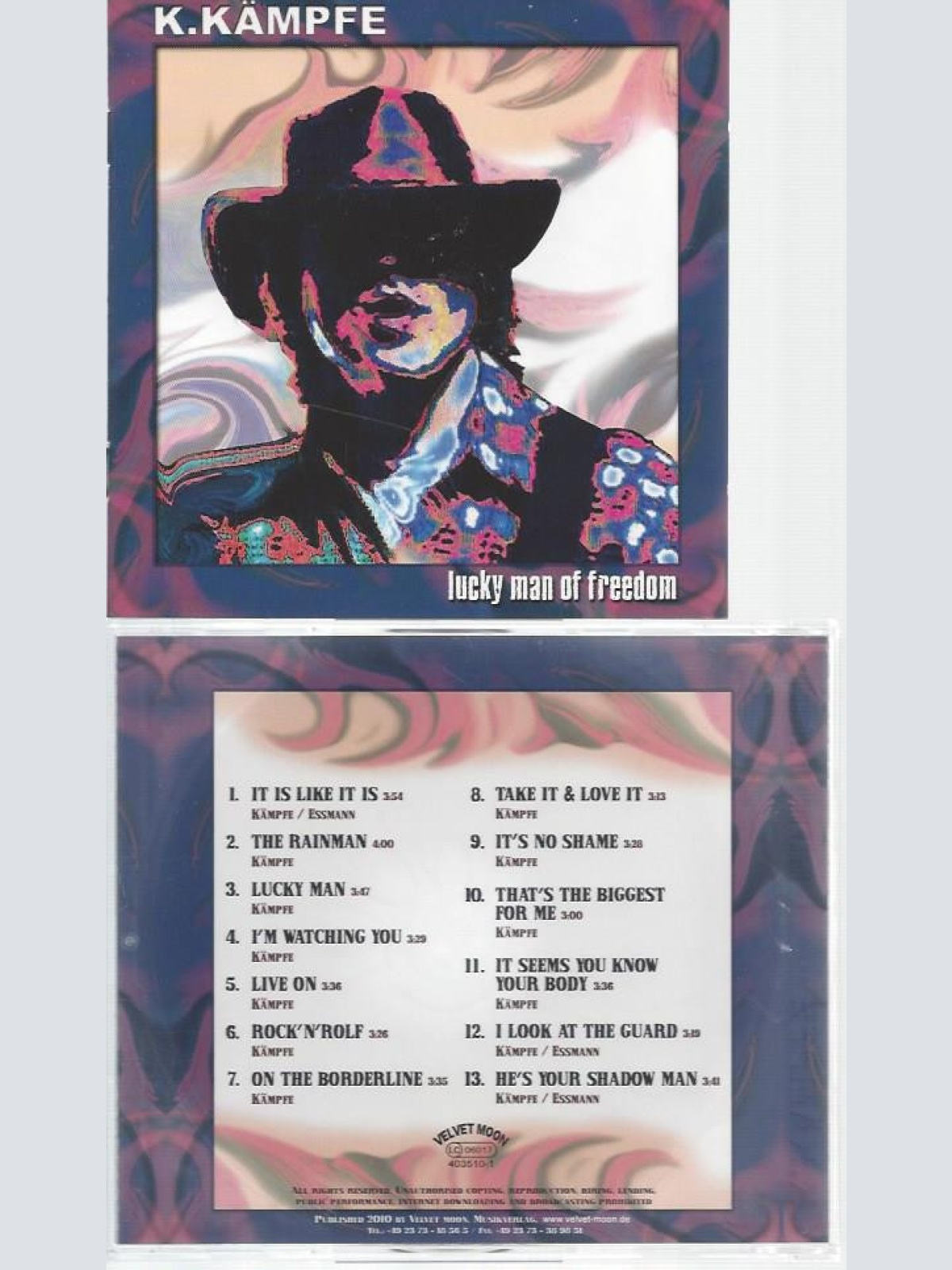 CD--K KÄMPFE LUCKY MAN OF FREEDOM