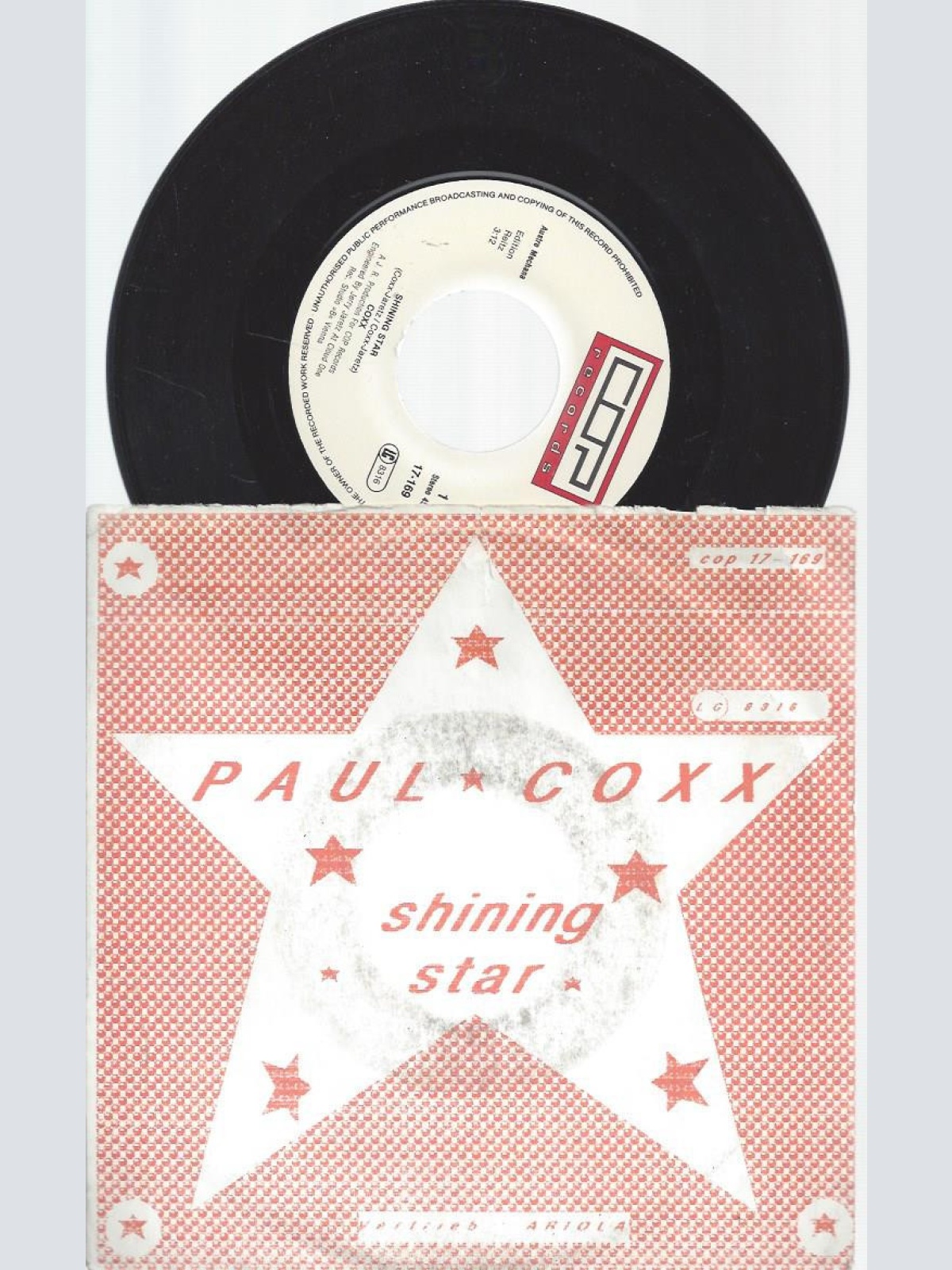 7" PAUL COXX SHINING STAR // COP RECORDS 17-169