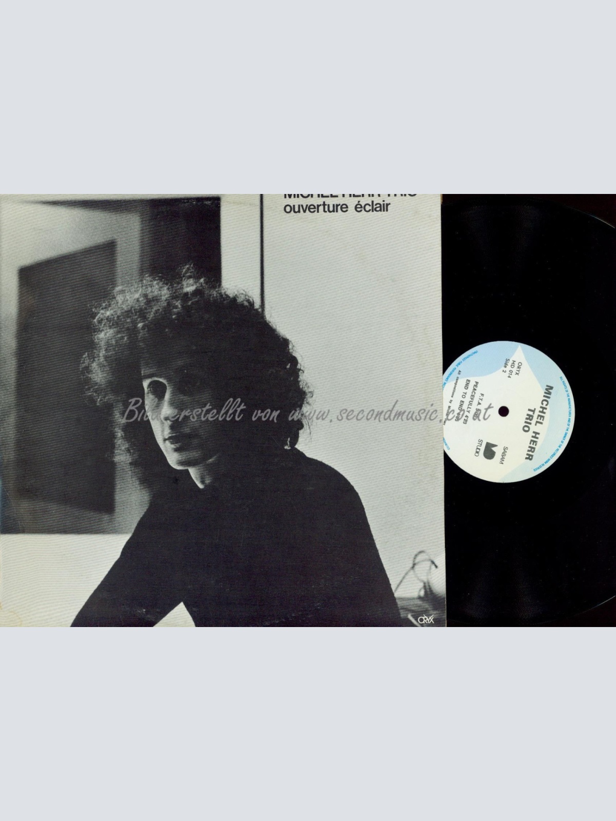 LP--Michel Herr Trio  Ouverture Eclair // MD014 // SIGNED