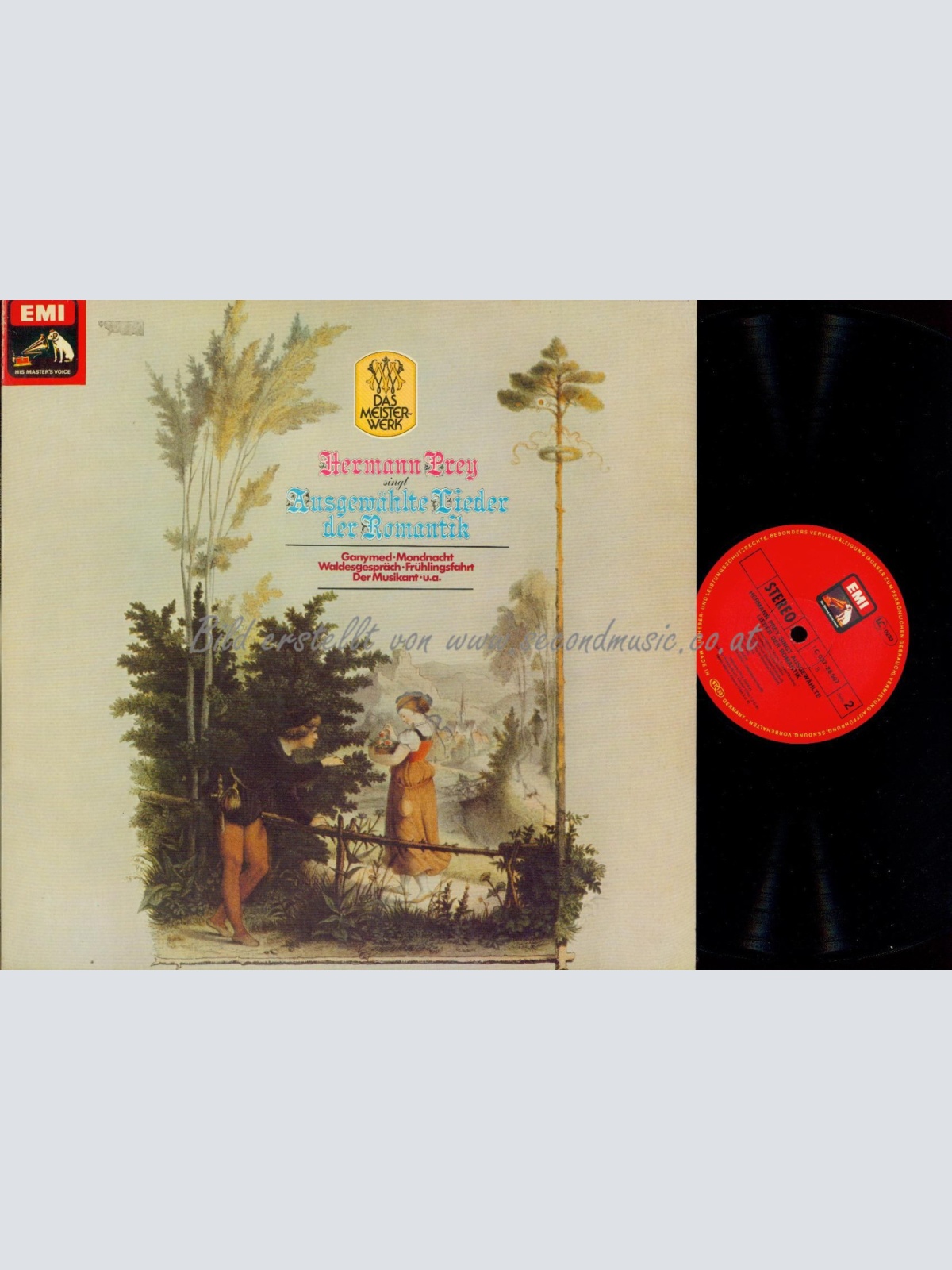 LP- Hermann Prey – Singt Ausgewählte Lieder Der Romantik