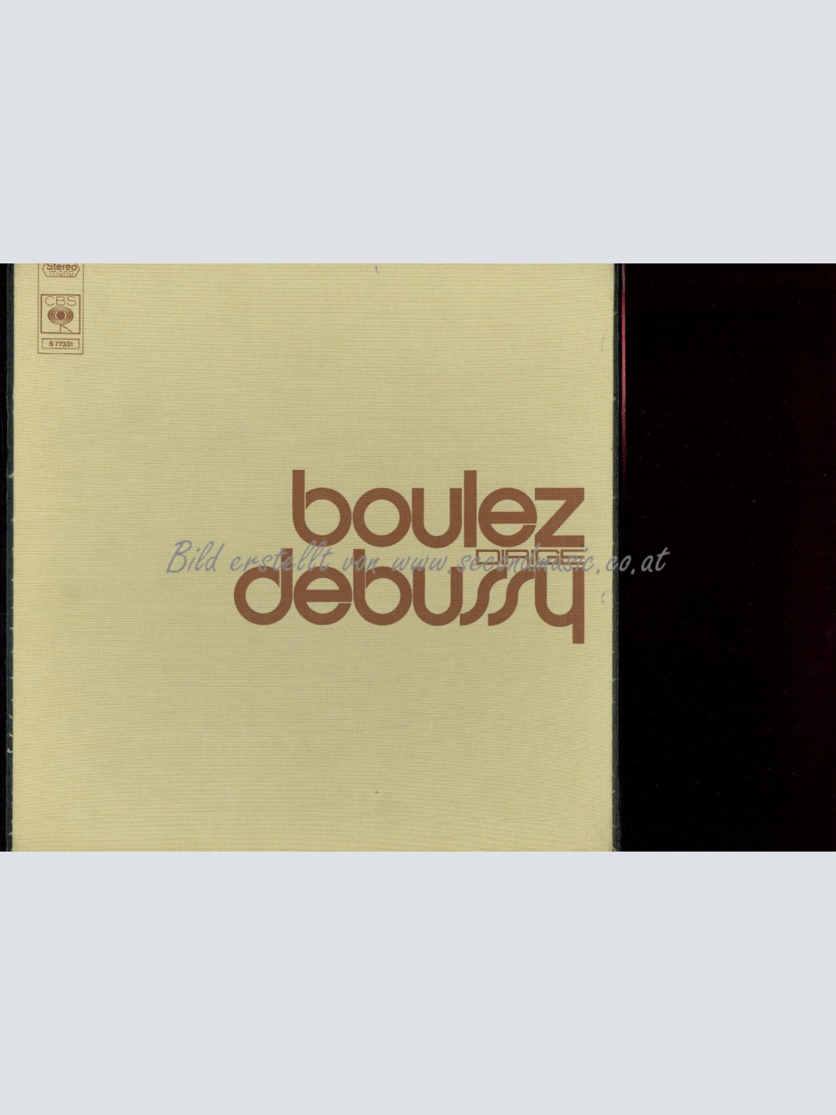 3 LP BOX --  Boulez Dirige Debussy