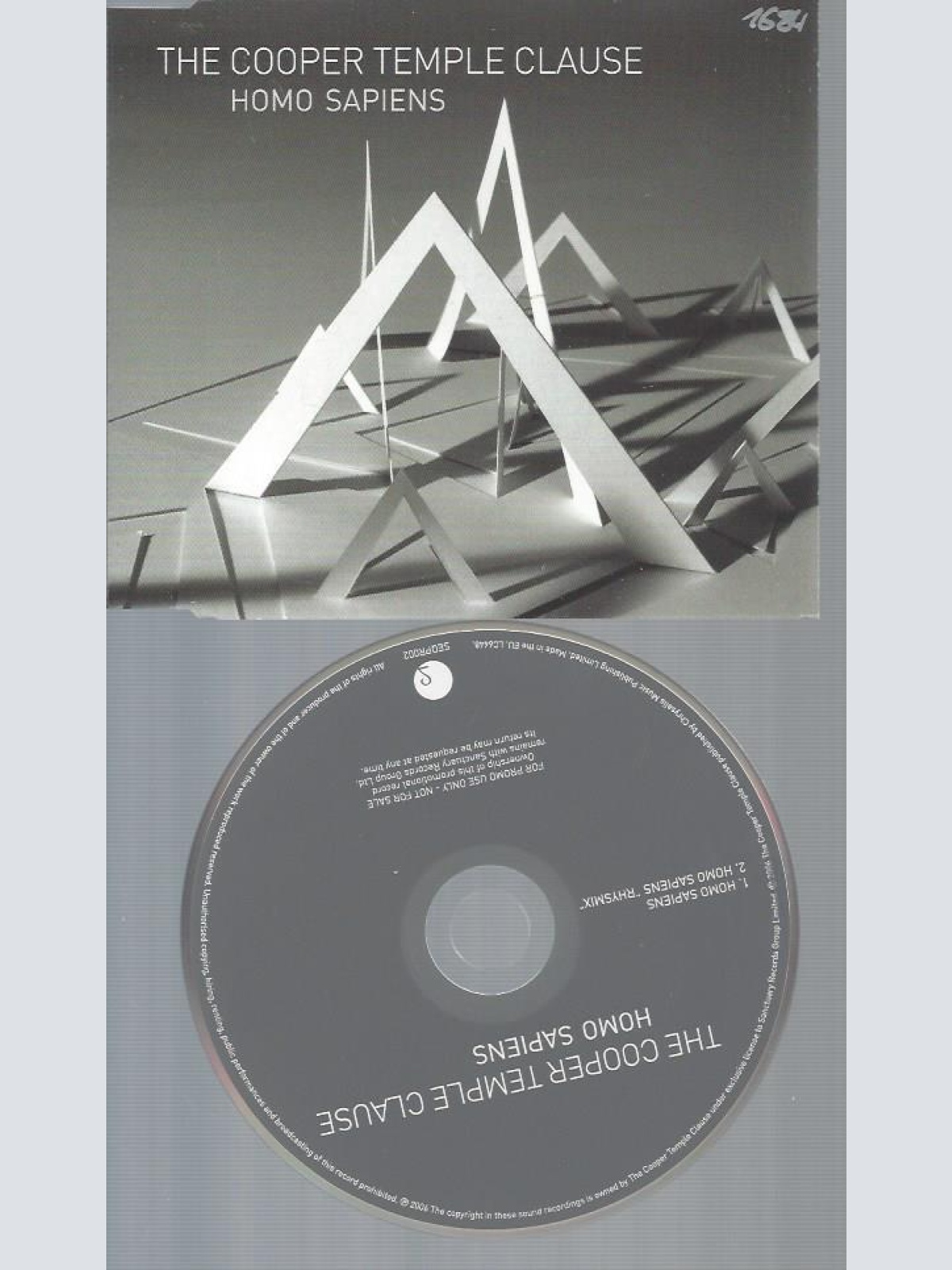 CD-- THE COOOPER TEMPLE CLAUSE HOMO SAPIENS  // PROMO