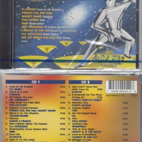 CD--NM-SEALED-DJ BOBO, PHARAO, FUN FACTORY UND RMB -- DANCE MAX 15 -1995-