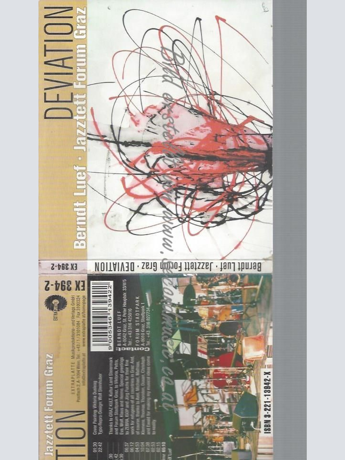 CD--DEVIATION--BERNDT LUEF--JAZZTETT FORUM GRAZ