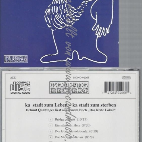 CD--HELMUT QUALTINGER--KA STADT ZUM LEBEN - KA STADT ZUM STERBEN