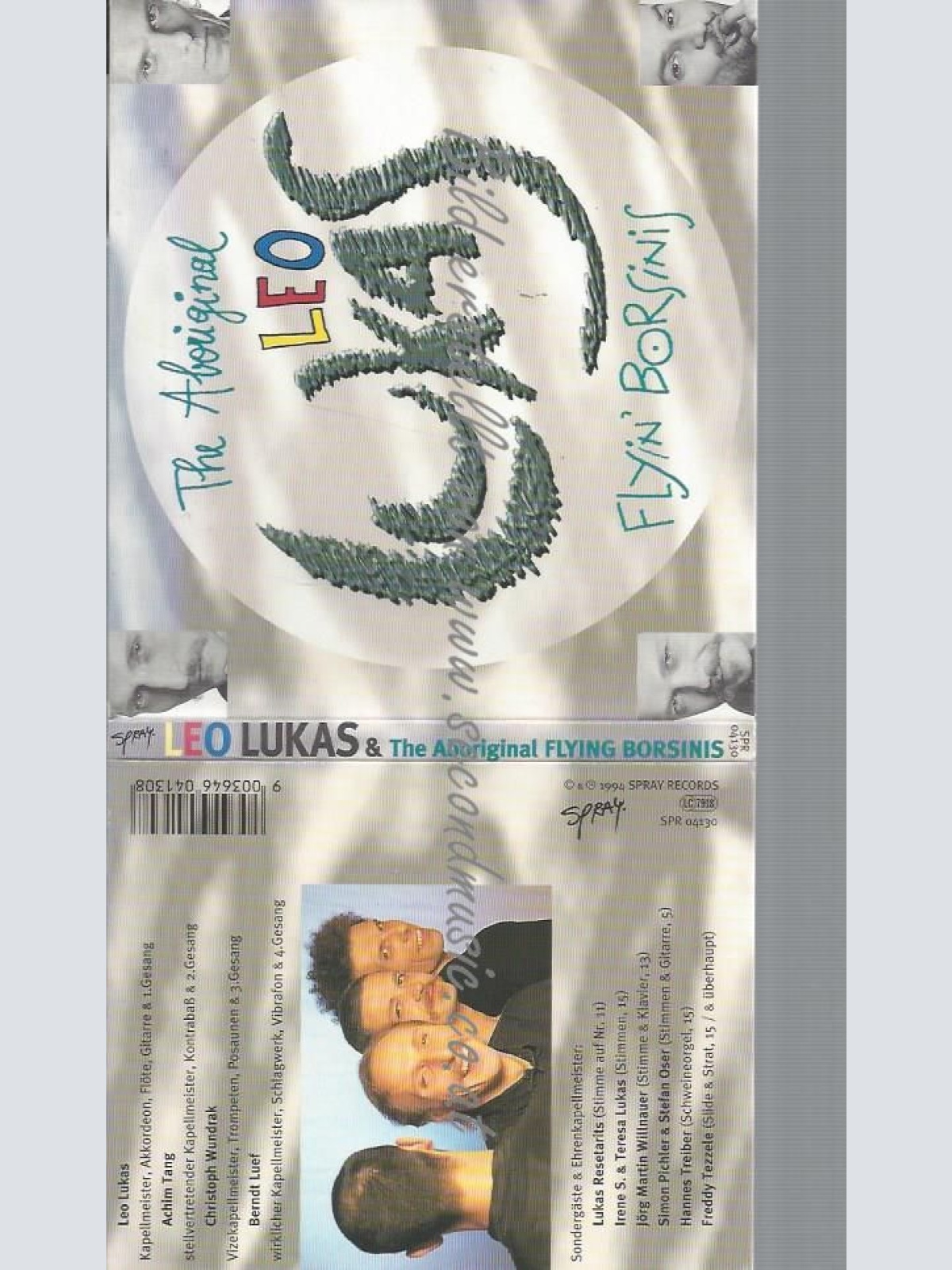 CD--LUKAS,LEO--& THE ABORIGINAL FLYIN' BORSIN